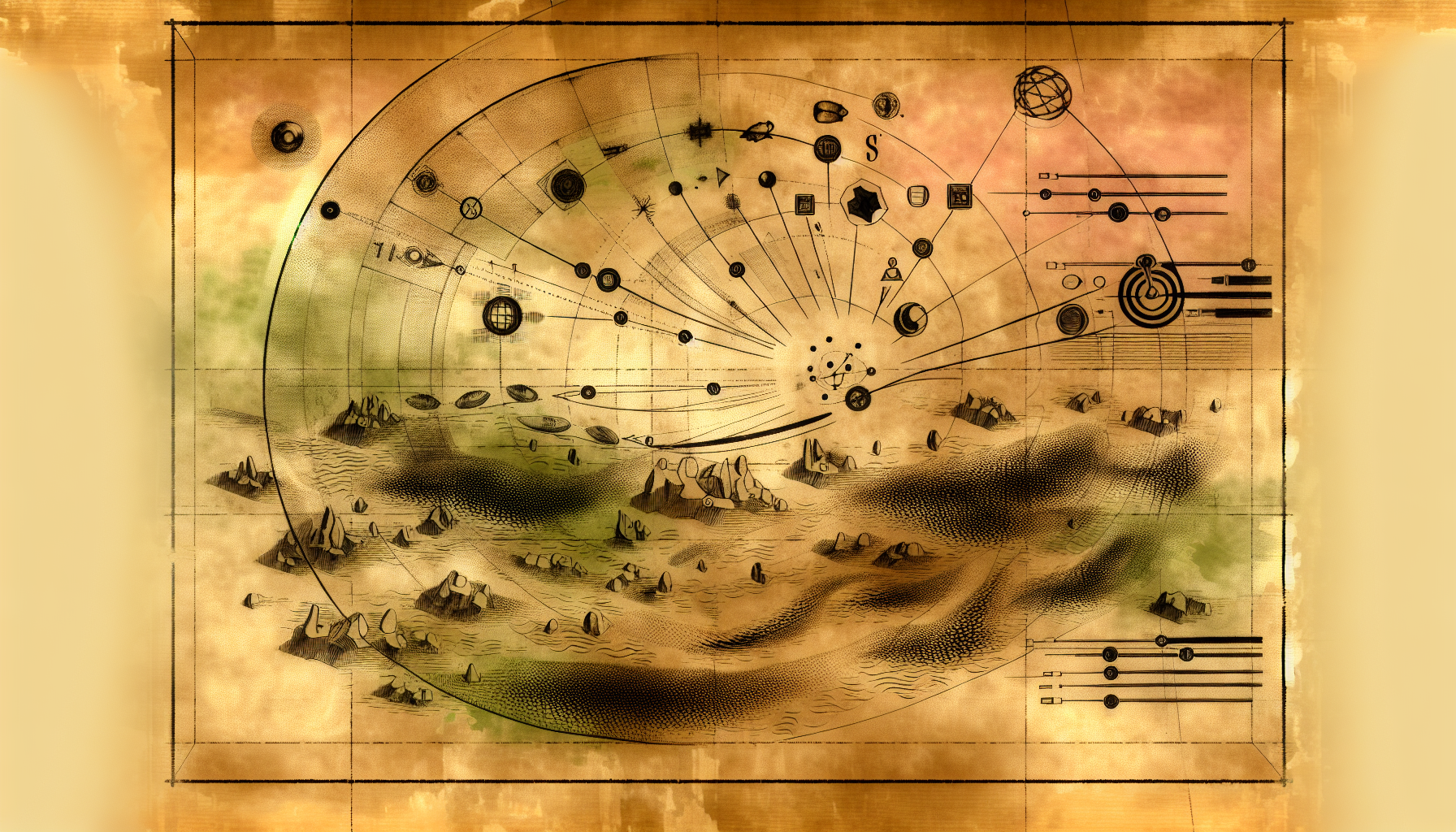 Vintage pen-and-ink illustration about guides - Data Migration Hacks: Seamlessly Switch Systems