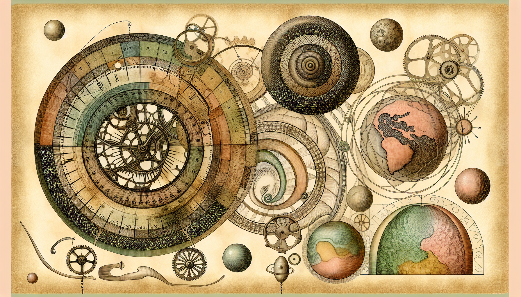 Vintage pen-and-ink illustration about productivity - Enhance Productivity with Time Zone Mastery