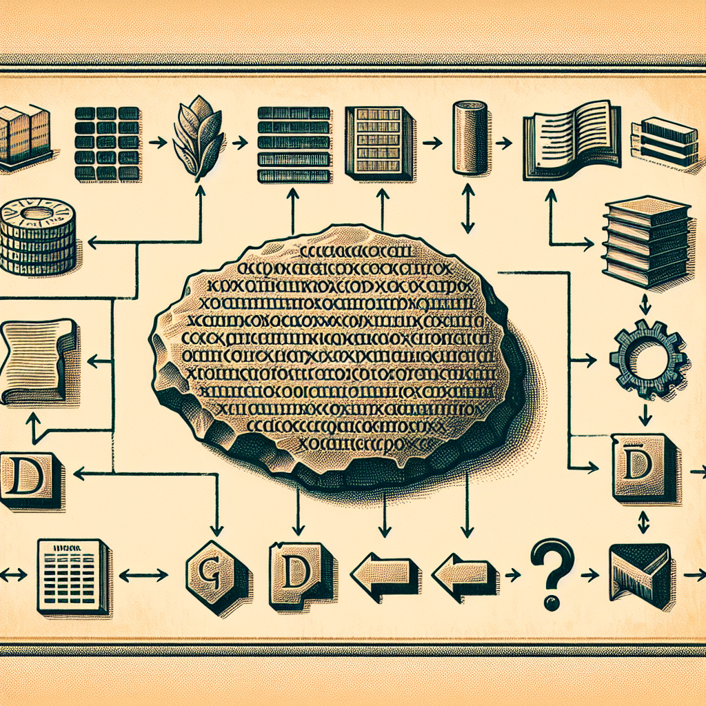 Vintage pen-and-ink illustration about guides - Mastering Data Conversion: From Chaos to Clarity