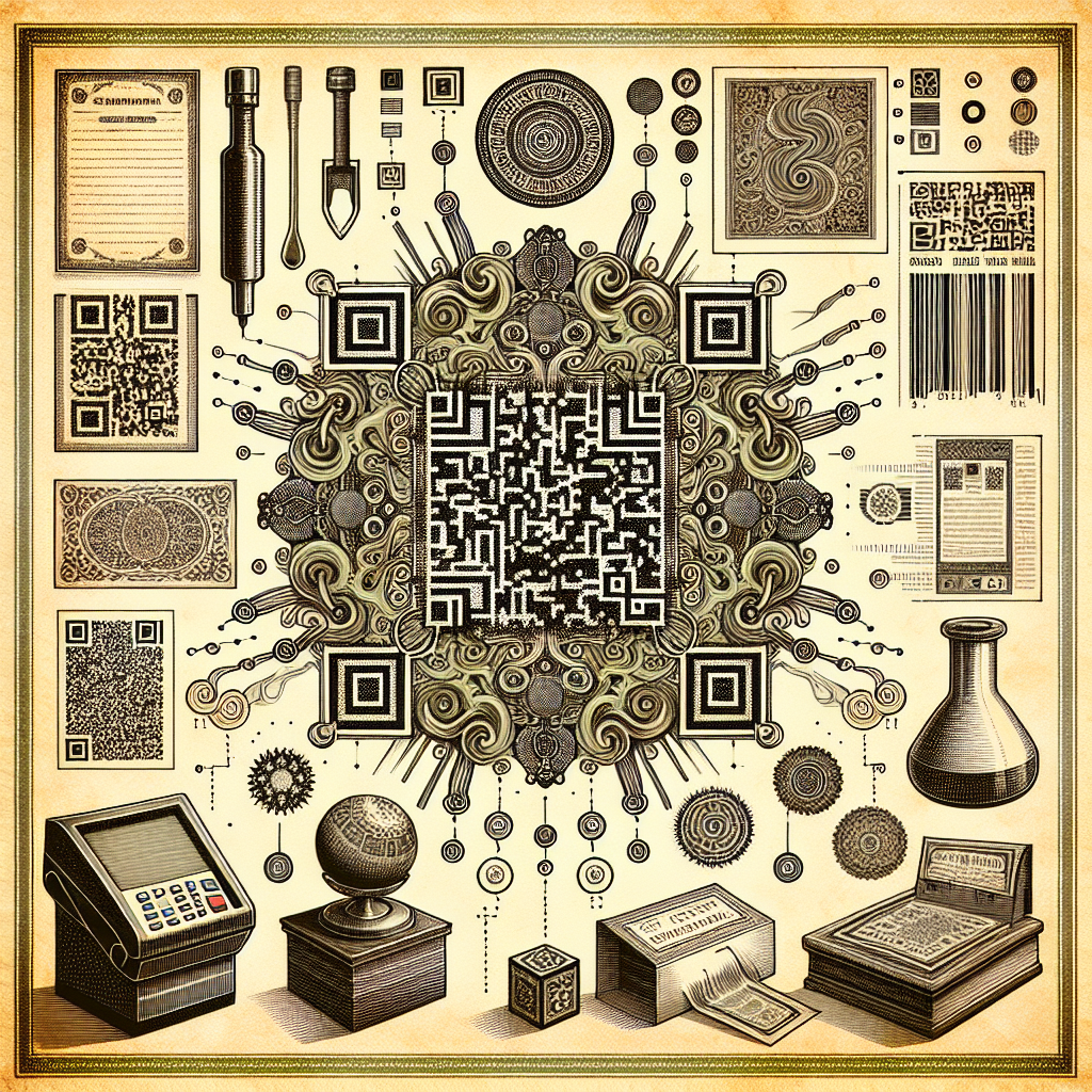 Vintage pen-and-ink illustration about guides - QR Code Magic: Elevate Business Efforts Instantly