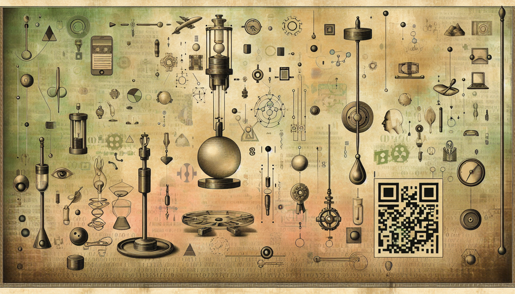 Vintage pen-and-ink illustration about guides - Unlocking Data Gold: QR Codes & Conversion Tips